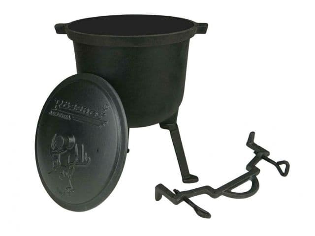 Ognisty Kocioł - kociołek myśliwski żeliwny 8L